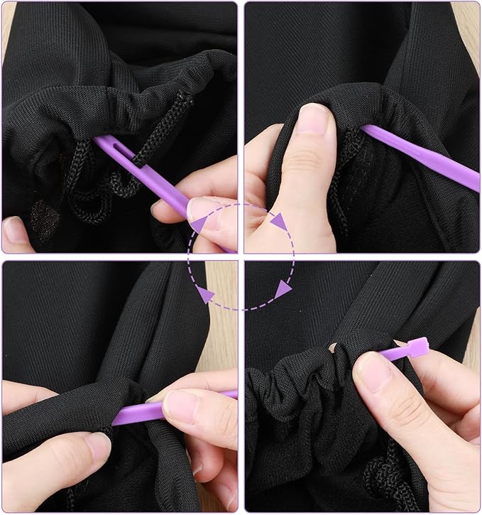 Purple Thang Sewing Tools, 5 Pcs Stuffing Tools, Versatile Gadgets for Quilting & Craft Projects Ideal for Sewing Kits, with Purple Storage Bag