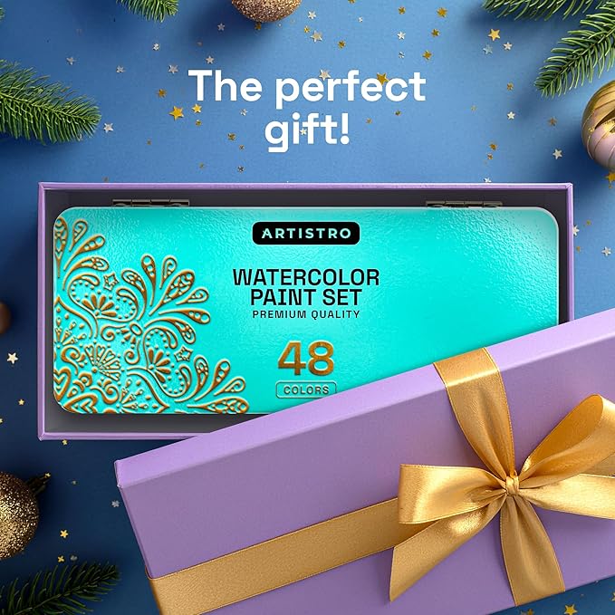 ARTISTRO Watercolor Paint Set - Portable Paint Kit - Perfect for Gifting to Adults, Teens, Tweens, & Kids