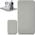 2 Pcs Sewing Machine Muffling Mat Pedal Sewing Mat Reduce Vibrations Noise No Slip Machine Accessories for Quilting (17'' X 36'' and 9'' X 14'',Gray)