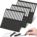 72 Pcs Soft Chalk Pastels Set Square Sketch Chalk Soft Pastel for Artists Non-toxic Artist Pastel Sticks for Professional Artists and Art Lovers(Black, White)