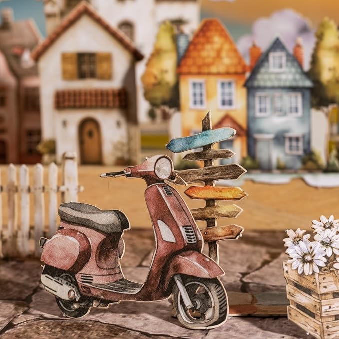 Alideco 120pcs Scrapbook Stickers Vintage Exquisite Cottage Scrapbooking Junk Journal Crafts Embelishment Decoration Stickers (shiguangxiaowu)