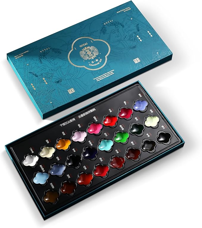 rubens Watercolor Paint Set 24 Colors,Professional Art Supplies,Water Colors Paint Adult Set，Artistro,Beginner