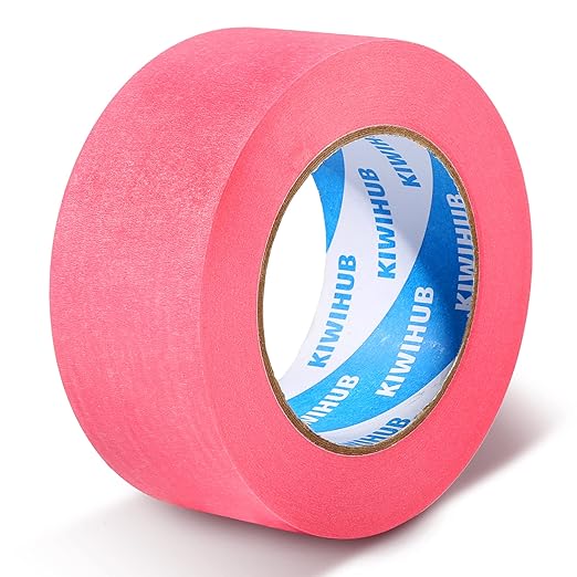 Pink Painters Tape,2 inch x 60 Yards - Medium Adhesive Masking Tape for Painting,Labeling,DIY Crafting,Decoration and School Projects