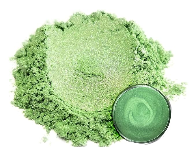 Eye Candy Premium Mica Powder Pigment “Arashiyama Green” (50g) Multipurpose DIY Arts and Crafts Additive | Woodworking, Bath Bombs, Resin, Paint, Epoxy, Soap, Nail Polish (Arashiyama Green, 50G)