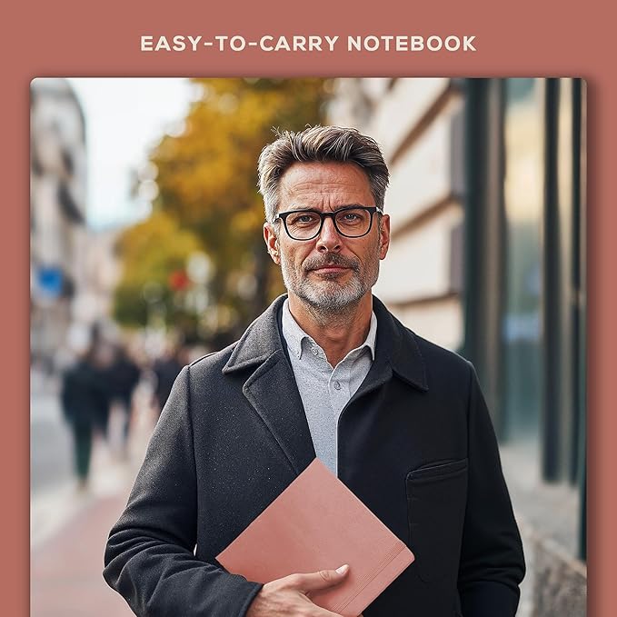 Beechmore Books Square Sketchbook – 8x8 Premium Vegan Leather Bound Large Sketch Book Hardcover with 156 Thick 160gsm Perforated Ivory Pages, Blank Sketch Pad, Gift Boxed Back Pocket, Ribbon Bookmark