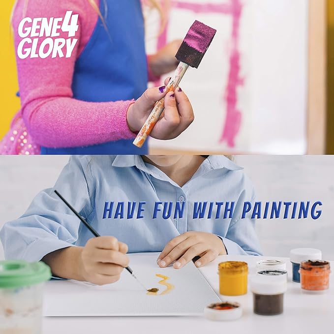 Canvas Panel Painting Boards 5 x 7 inch, 60 Pack, Art Canvas for Hobby Painters,Students & Kids