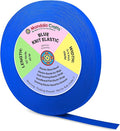 Mandala Crafts Wide 3/4 Inch Blue Elastic Bands Spool for Pants Waistbands Sewing and DIY Crafts, 50 YD Stretchy Flat Fabric Strap Knit Elastic Band for Wig