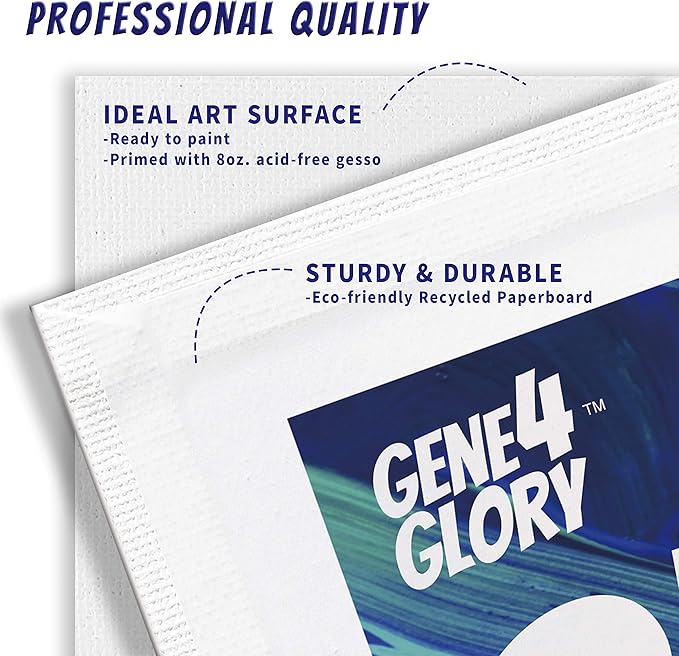 48 Pack Canvas Boards for Painting 8 x 10 inch Painting and Drawing Acrylic Oil Painting for Kids Adults