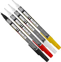 PM-92 Extra Fine Paint Marker, 4 Bonus Tips, 1.0 mm Tip, Xylene Based, Waterproof, Permanent, Valve Action, Manufactured in USA, Assorted 4 Pack