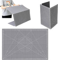 24" x 36" Self Healing Folding Cutting Mat with Grid for Quilting, Sewing, Craft Hobby Board Sewing Cutting Mat for Quilting, Leather, Fabric, Crafting, Scrapbooking, Art, Clay