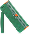 Firbon Green A4 Paper Cutter 12 Inch Titanium Straight Paper Trimmer with Side Ruler for Scrapbooking Craft, Paper, Coupon, Label, Cardstock