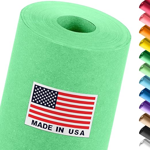 18" x 1200" (100 ft) Christmas Green Construction Paper Roll – Made in USA Construction Kraft Paper for School Projects, Colored Arts & Crafts Projects, DIY, Bulletin Board, Decorations
