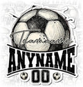Custom Soccer Number Sticker Personalized Soccer Name Customized Baseball Name Number for Helmet Laptop Water Bottle Tumbler Mug Decal Birthday Gifts for Kids, Her, Him, Adults, Team Sports