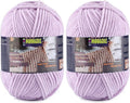 2 Skeins Fluffy Chenille Yarn for Crocheting - Baby Blanket Yarn for Knitting - Velvet Yarn for Amigurumi Crochet, Ultra Soft Yarns Total Weight 400g/14oz, Total Length 480m/524yard