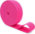 Mandala Crafts 1.5 Inch Elastic Silicone Gripper Tape for Clothing - 10 Yds Dotted Non Slip Elastic Band for Sewing - Hot Pink Silicone Flat Fabric Stretchy Ribbon Straps