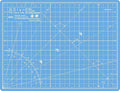 Elan Cutting Mat A4 Blue, Self Healing Cutting Mat 9x12 Inch, 5-Ply Craft Board Blue, Hobby Board for Crafts 9x12 Inch
