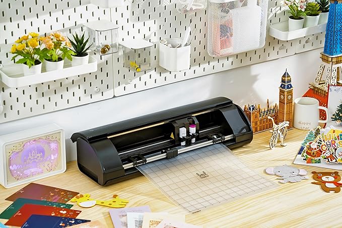 Cutting Mats for Silhouette Cameo 5/4/3/2/1 12x12 Inch 4 Mats Standard Stickness Dot Design Durable Long Lasting Replacement Sticky Cut Mat for HTV Vinyl Cardstock Projects