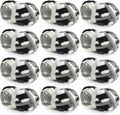 HOMBYS 12 Pack Giant Chunky Yarn for Crocheting & Knitting, Super Bulky Soft Fluffy Tie Dye Plush Fuzzy Mixed Color Thick Chenille Yarn (Black, White, Grey)