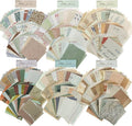 Zonon 360 Sheets Vintage Scrapbook Paper Supplies DIY Journaling Supplies for Writing Drawing, Aesthetic Retro Decorative Paper for Scrapbooking Travel Journal, 6 Sets
