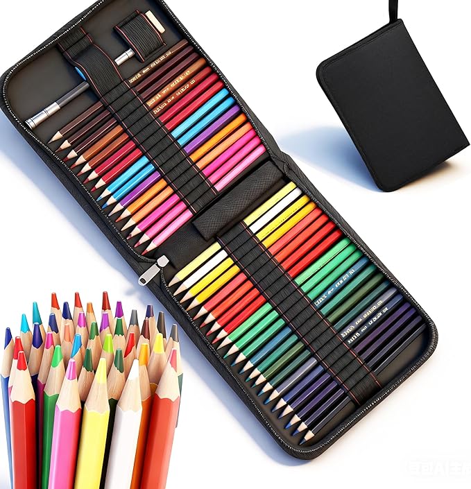 Premium Colored Pencils Set - Artist-Grade, Soft Oil-based Colored Pencils for Vibrant Drawing, Coloring & Sketching, Perfect for Artists, Beginners & Adults (36 pcs)
