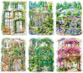 Cottagecore Garden PET Sticker Set, 60PCS Aesthetic Landscape Stickers for Scrapbooking, Journaling, DIY Crafts, and Art Supplies