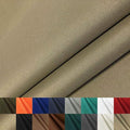 Waterproof Canvas Fabric by The Yard 600D Upholstery Cordura Fabric 58" Wide for Chairs Indoor Outdoor Water Resistant Canvas Polyester Material Sewing DIY Cloth, 15 Yards Khaki