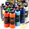 14 Colors Large Bulk Acrylic Paint Set (500 ml/16.9 oz Extra Large Bottles), Non-Toxic for Kids & Adults, Acrylic Paint Bulk on Wood, Glass, Ceramic, Art Painting Supplies with Palette Knife