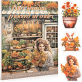 Autumn Theme Sticker Scrapbooking Supplies for Junk Journal, 20 Sheets PET Stickers - Vintage Journaling Stickers, Ephemera Sticker Book Pre Cut(TZ-006-003)