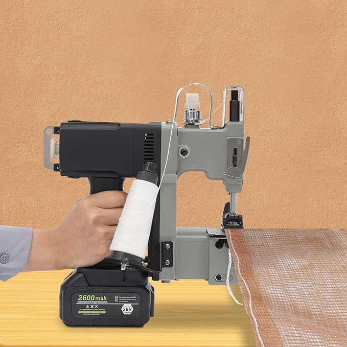 Bag Closing Machine, 190W 18000rpm Bag Sewing Machine, Portable Bag Closing Machine for Sewing Threads, Garment Threads