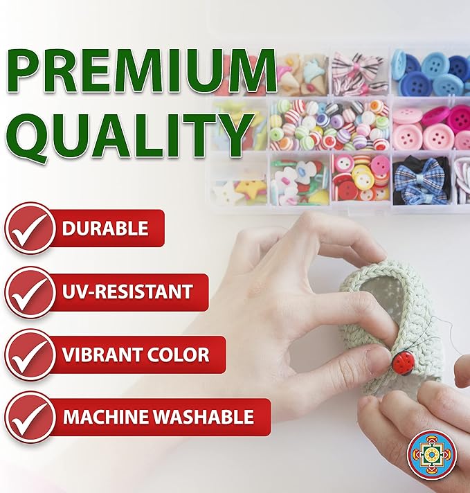Mandala Crafts Size 207 630D T210 Bonded Nylon Thread - Hot Pink 800 YDs Tex 210 Heavy Duty Sewing Threads for Leather, Jeans, Weaving, Outdoor Marine Upholstery