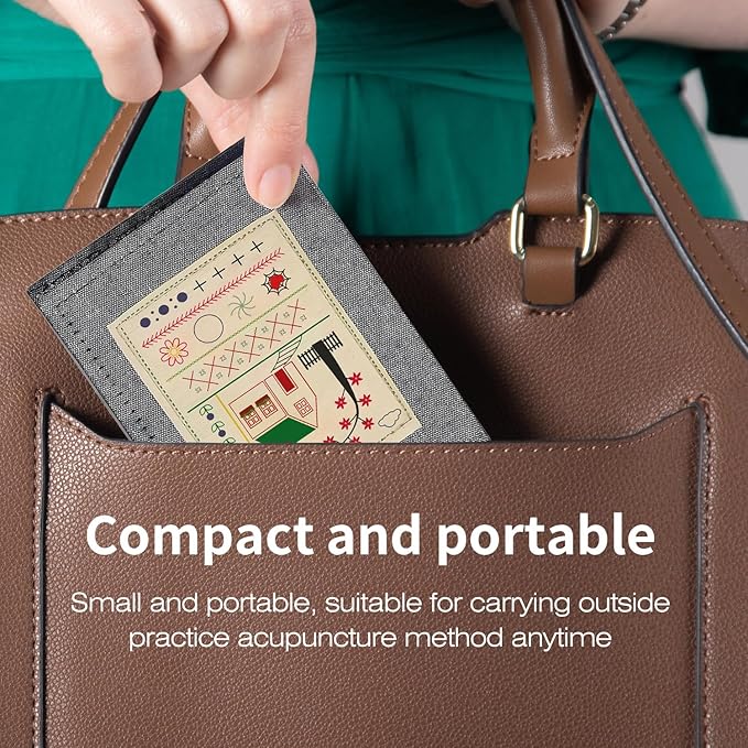 Froklic Embroidery Stitch Book, Portable Sewing & Hand Embroidery Kit, Cross Stitch Kits, DIY Needlepoint Starter Set with Complete Toolkit & Instructional Tutorial for Adults & Beginners(1 Set)