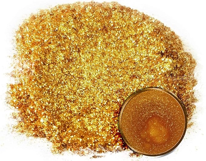 Eye Candy Pigments Premium Gold Mica Powder - Kula Gold (25gr) - for Epoxy, Resin, Soap, Paint, Woodworking, Acrylic Pouring, Bath Bombs, Fishing Lures - DIY Arts and Crafts Additive
