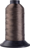 Big Kizzy Light Brown 1400m Nylon Thread for Hair Extensions, Sew in Human Hair Weft and Wigs - Non-Slip and Comfortable Hold for Hand and Machine Tied Weft