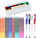 Gezan Heat Erasable Fabric Marking Pens for Sewing and Quilting Fabric Markers for Sewing with 3 Pens + 30 Refills Quilting Embroidery Supplies Sewing Accessories DIY Dressmaking Fabrics Tailors Pen