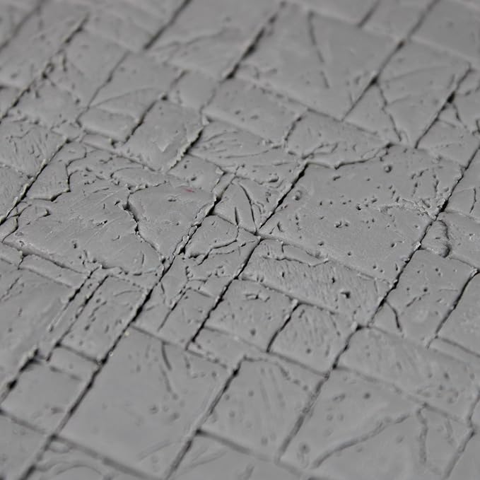 Bricks Clay Texture Roller (4") - Seamless Set #02 - Embossing Pattern Roller for Polymer & Ceramic Clay, Pottery & Crafts