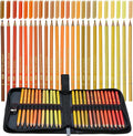 Orange Yellow Colored Pencils,Oil Based Wooden Colored Pencil Set for Adults Coloring Books Drawing Sketching Art Supplies 24 Color
