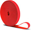 Mandala Crafts 0.5 Inch Elastic Silicone Gripper Tape for Clothing - 10 Yds Dotted Non Slip Elastic Band for Sewing - Red Silicone Flat Fabric Stretchy Ribbon Straps
