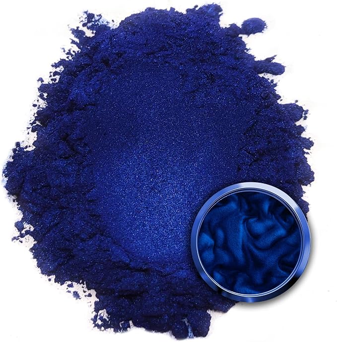 Eye Candy Pigments Premium Blue Mica Powder - Aoi Hi Blue (50gr) - for Epoxy, Resin, Soap, Paint, Woodworking, Acrylic Pouring, Bath Bombs, Fishing Lures - DIY Arts and Crafts Additive