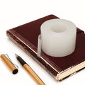 Clear Book Repair Tape 2 Inch x 98 FT Medium Thickness Acid-Free Stretchable Strong Adhesive Transparent Book Binding Tape for Repairing Book Covers, Book Spines and Torn Pages