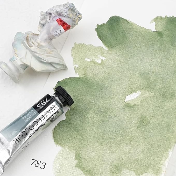 PHOENIX Professional Watercolor Paint Single Tube - 0.47 Fl Oz / 14ml - Davy's Gray
