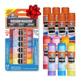Elmer’s Color 'n Glitz Glue Sticks, Washable, Assorted Colors, Includes Disappearing Purple, 6 Grams 12 Count - Stocking Stuffer, Vision Board, #1 Teacher Brand