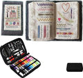 LPRTALK DIY Embroidery Stitch Collection, Portable All-in-One Embroidery Stitch Book & Sewing Kit，Embroidery Stitches with Free Tutorials and Sewing Tool Kit，Beginner-Friendly (86pcs)