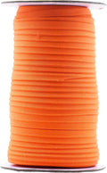 Mandala Crafts 55 Yards 1/4 Inch Orange Double Fold Bias Tape for Sewing - Bias Binding Tape for Quilting Binding, Hemming, Seam, and Fabric Piping