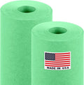 18" x 1200" (100 ft) Green Kraft Paper Roll (Value Pack of 2), 45 lbs Thickness, Made in USA Colored Kraft Paper for School, Bulletin Board - Odorless, Non-Toxic, Safe for Kids