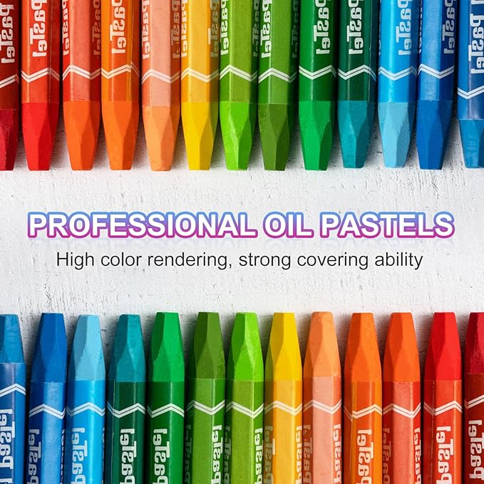 PATIKIL Skin Tone Oil Pastels, 12Pcs Soft Oil Crayons Vibrant and Creamy Pastels Stick Art Supplies for Art Painting Drawing Blending Graffiti for Artists Beginners