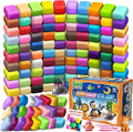 ESSENSON Air Dry Clay 124 Colors, Modeling Clay for Kids, DIY Molding Magic Clay for with Tools, Gifts for Age 3-12 Years Old Boys Girls Kids