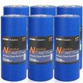 ADHES Blue Painters Tape Blue Tape Painting Tape for Walls,UV Anti,14 Days Clean Remove,1.88inch x 60yard,36Rolls