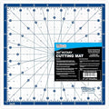 U.S. Art Supply 8" x 8" Self-Healing Cutting Mat 7-Ply - Rotary White/Blue Craft Mat, Non-Slip Cutting Mats for Crafts, Sewing, Quilting, Scrapbooking