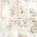16 Sheets Scrapbook Paper, Vintage Decorative Scrapbook Supplies for Junk Journal Card Making Picture Art Collage DIY 6x6 inches