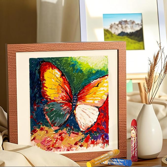 Paul Rubens Oil Pastels Set - 60 Vibrant Colors, Ultra-Soft and Creamy Texture, Easy to Blend for Artists and Beginners - Bullet Head Design for Drawing, Painting, Sketching - New Packaging